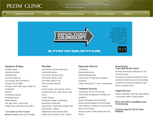 Tablet Screenshot of pezimclinic.com